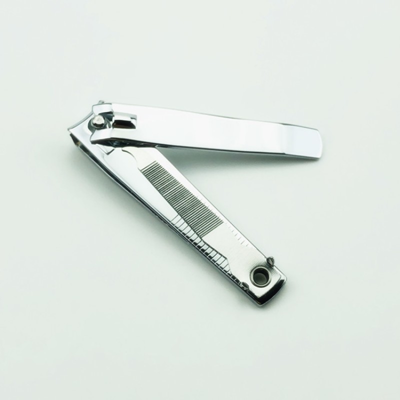 Factory Wholesale Portable Carbon Steel Nail Clippers Multifunctional Curved Blade 211 File Custom Logo Printing for Fingers