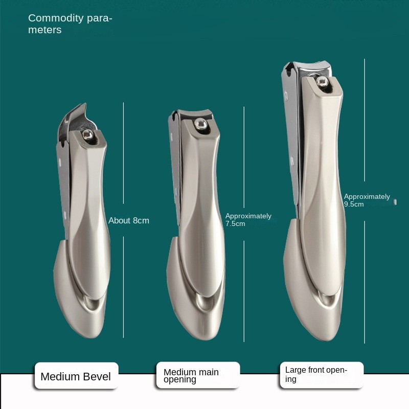 High Quality Anti-Splash Stainless Steel Mantis Nail Clippers Customizable Logo Setting for Fingers