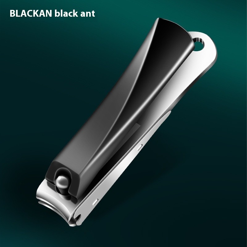 2-Piece Universal Oblique Nail Clippers with Bright Nail File Customizable Logo Stainless Steel Aluminum Box for Fingers