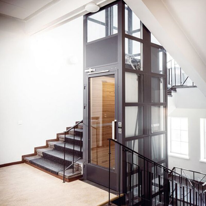 Home Elevator Manufacturer - OEM/ODM Outdoor Residential 2-4 Person Traction Lift