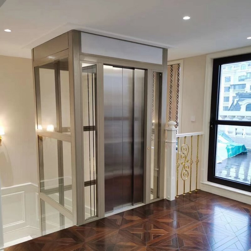 Home Elevator Manufacturer - OEM/ODM Outdoor Residential 2-4 Person Traction Lift