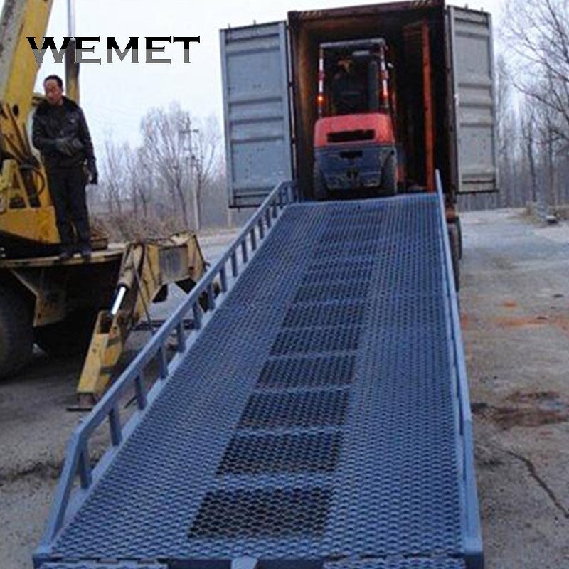 Loading Ramp Manufacturer - OEM/ODM 6-12t Hydraulic Yard Mobile Container Ramp