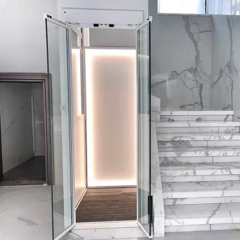 Home Elevator Manufacturer - OEM/ODM CE ISO 2-4 Floors Panoramic Shaftless Lift