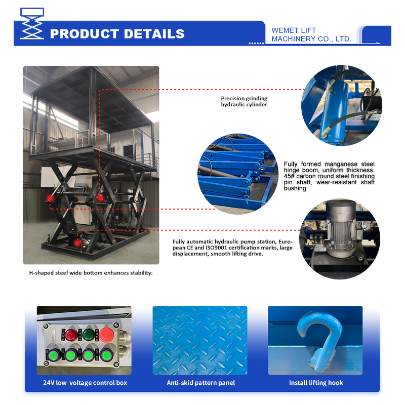 Car Elevator Manufacturer - OEM Custom Double Deck Underground Scissor Lift