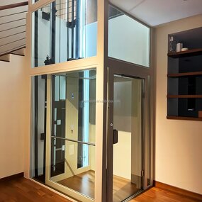 Home Elevator Manufacturer - OEM/ODM Outdoor Residential 2-4 Person Traction Lift