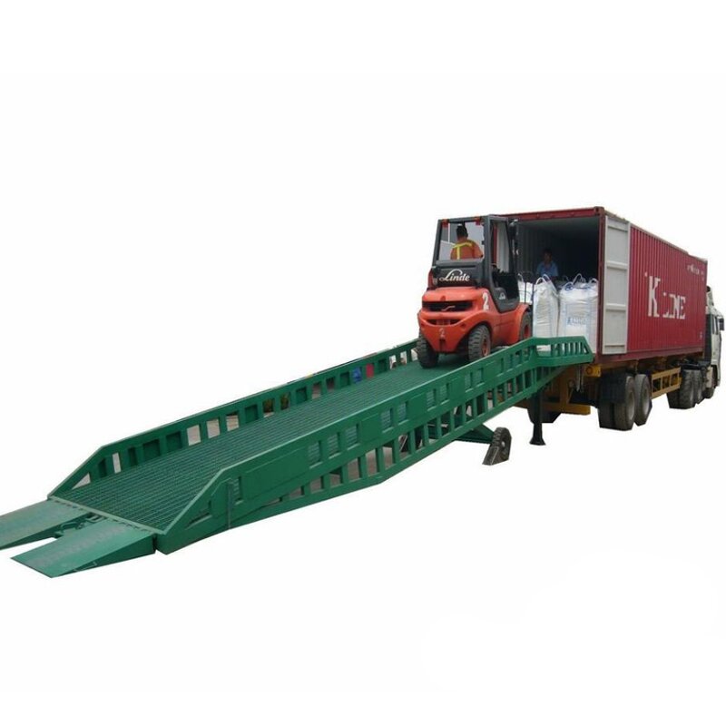 Loading Ramp Manufacturer - OEM/ODM 6-12t Portable Hydraulic Yard Ramp