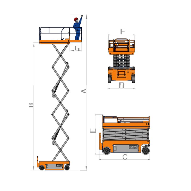 Electric Scissor Lift Manufacturer - OEM/ODM CE Certificate Aerial Hydraulic Mobile