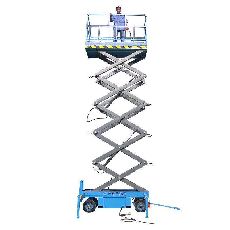 Scissor Lift Manufacturer - OEM/ODM 6M-8M Hydraulic Driven Mobile Mini Lift