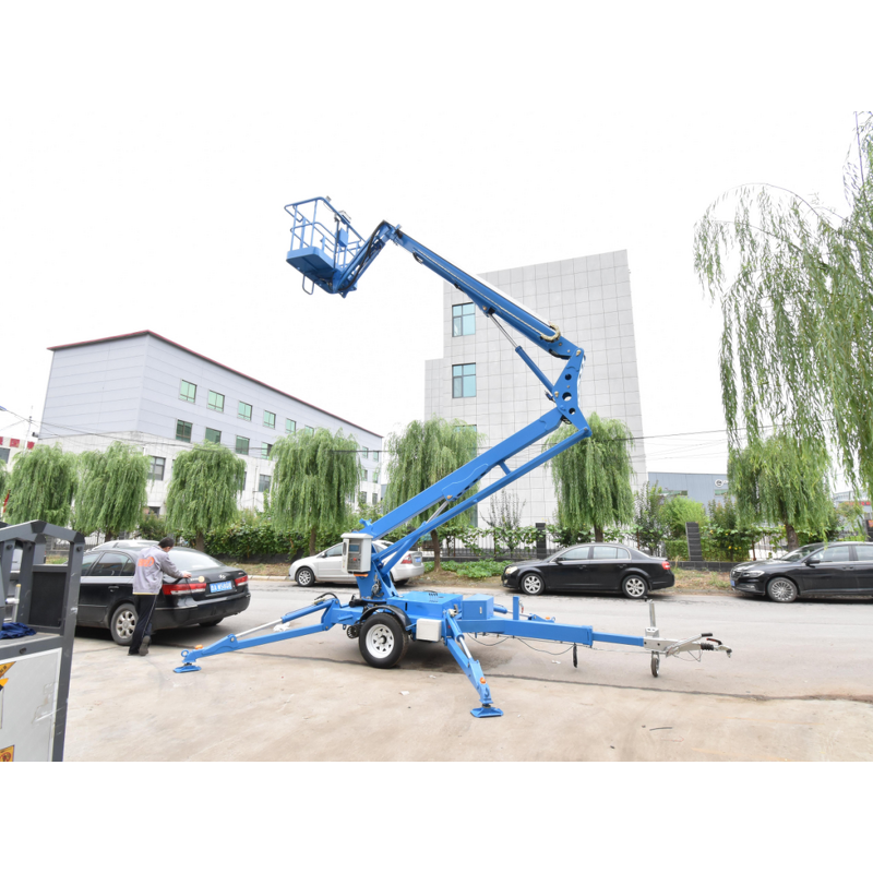 Cherry Picker Manufacturer - OEM/ODM EE CE 10-24m 300kg Hydraulic Towable Spider