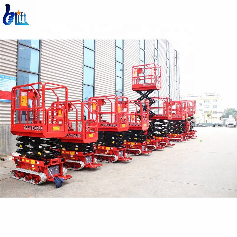 Tracked Scissor Lift Manufacturer - OEM/ODM 6.5m-14m Rough Terrain Crawler Self Propelled