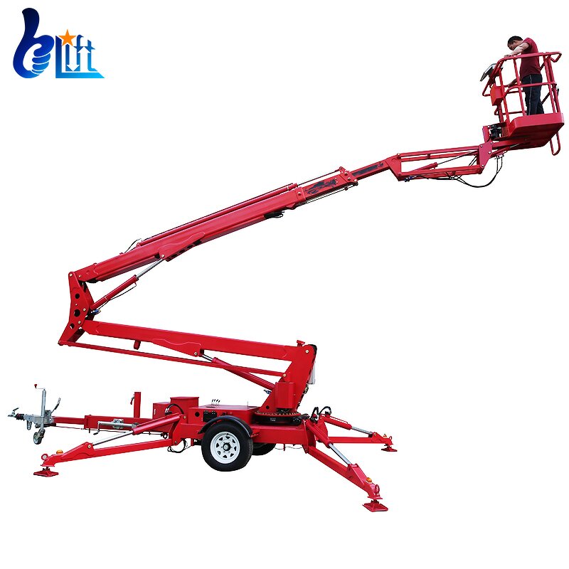 Self-propelled Boom Lift Manufacturer - Factory Direct 12-24m Towable Aerial Work