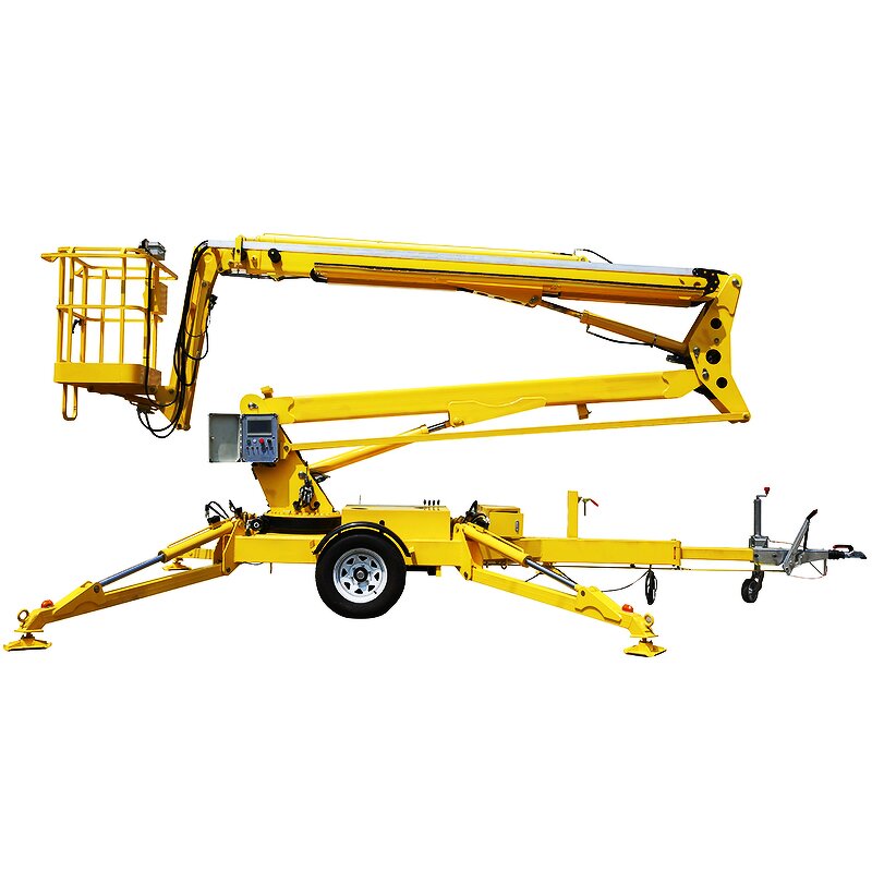 Towable Boom Lift Manufacturer - OEM/ODM High Quality 200KG Telescopic Aerial