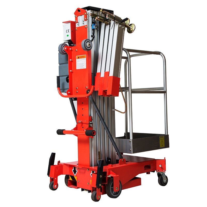 Man Lift Manufacturer - OEM/ODM 5-12m High End Electric Hydraulic Single Mast