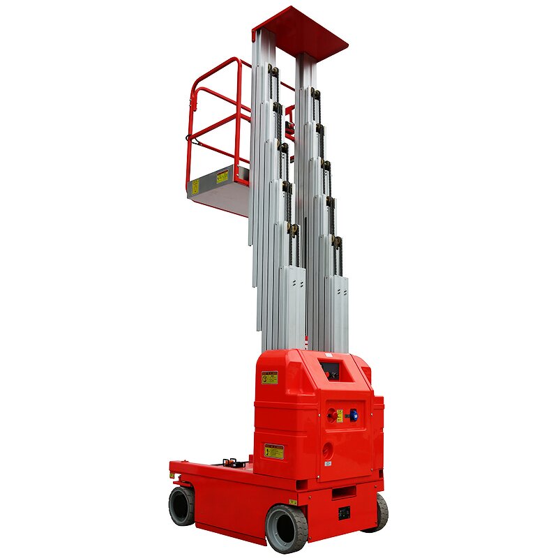 Aerial Work Platform Manufacturer - OEM/ODM Self Propelled Single Mast Aluminum Lifter