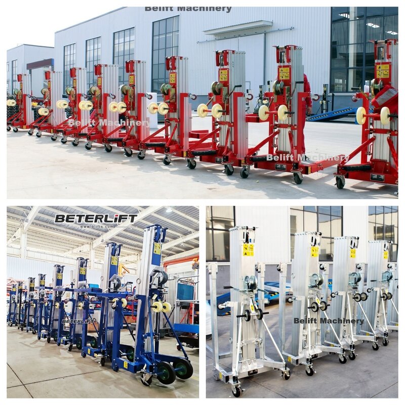 Material Lifting Machine Manufacturer - OEM/ODM 3.5m-7.9m Building Manual Single Mast