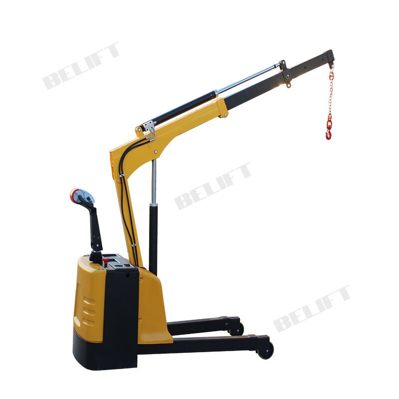 Electric Floor Crane Manufacturer - OEM/ODM Fully Powered Moving Load Folding