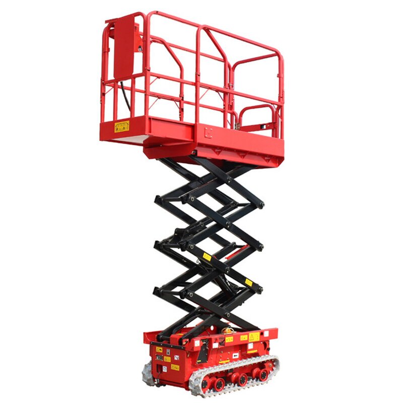 Crawler Scissor Lift Manufacturer - OEM/ODM 4.5m-14m 300kg Self Automatic Propelled