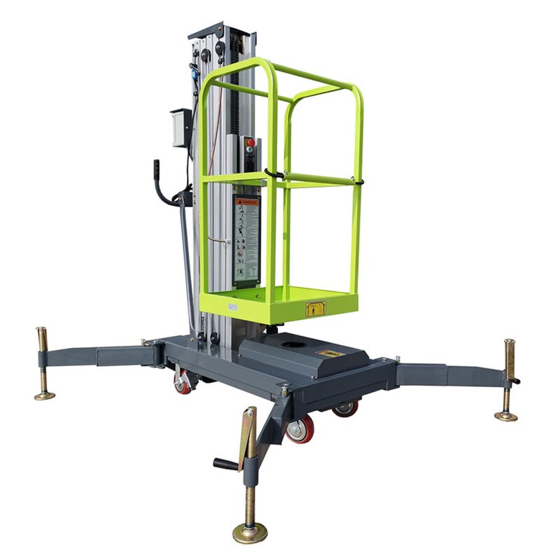 Industrial Lifter Manufacturer - OEM/ODM 6m-10m Aluminum Single Mast Drywall Lifter
