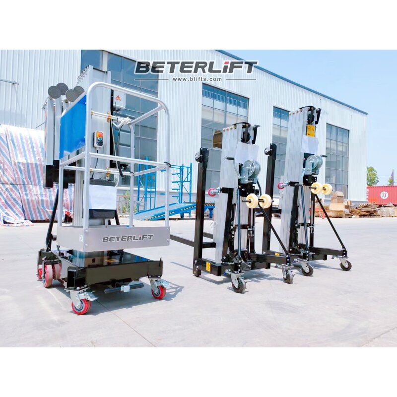 Aluminum Material Lift Manufacturer - OEM/ODM 340kg 3.5m 300kg 6.5m Manual