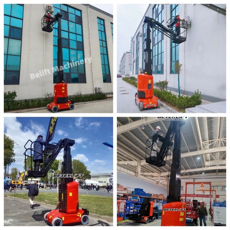 Boom Mast Lift Platform Manufacturer - OEM/ODM 9.2-11.2m 345 Rotation 3m JIB