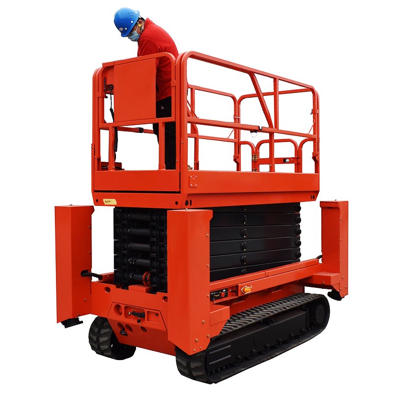 Crawler Scissor Lift Manufacturer - OEM/ODM Mini Electric Hydraulic Drivable Track