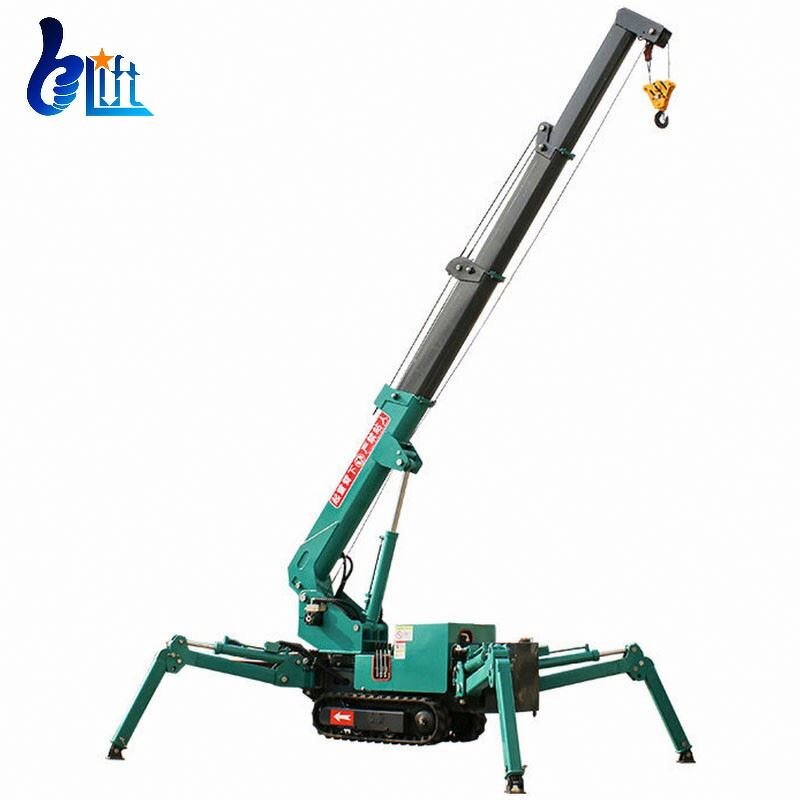 Crawler Spider Crane Manufacturer - OEM/ODM 8t Small Equipped With Cab Boom
