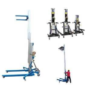 Manual Stacker Crane Manufacturer - OEM/ODM CE ISO 3.5m-8m Mini Light Indoor