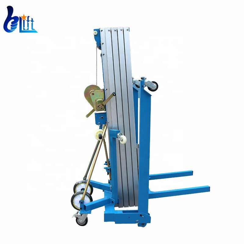 Aluminum Mast Lift Manufacturer - OEM/ODM Warehouse Indoor Outdoor 3.5m-8m Manual