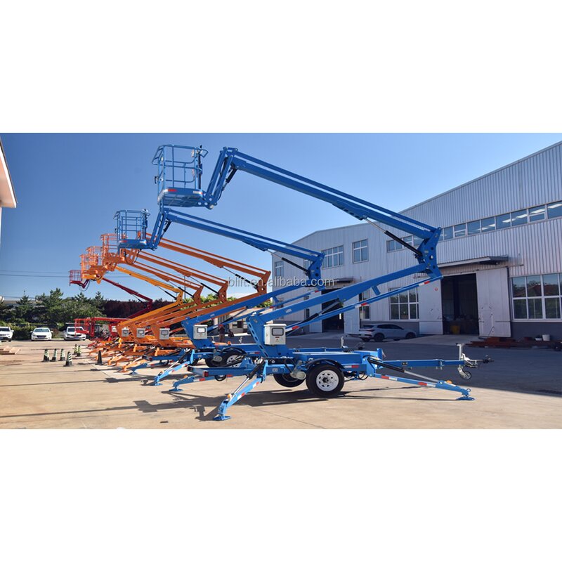 Trailer Boom Lift Manufacturer - OEM/ODM 10-22m Hydraulic Towable Cherry Picker