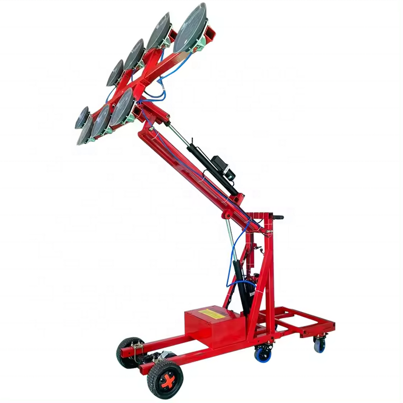 Glass Lifter Manufacturer - OEM/ODM 400kg 6 Suckers Vacuum Big Windscreen Trolley
