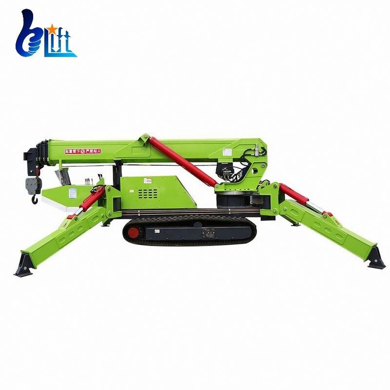 Self-propelled Spider Crane Manufacturer - OEM/ODM Multi-function 12ton with Man Basket