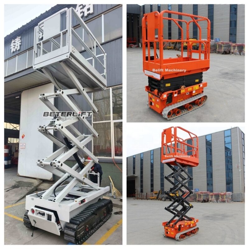 Tracked Scissor Lift Manufacturer - OEM/ODM 6.5m-14m Rough Terrain Crawler Self Propelled