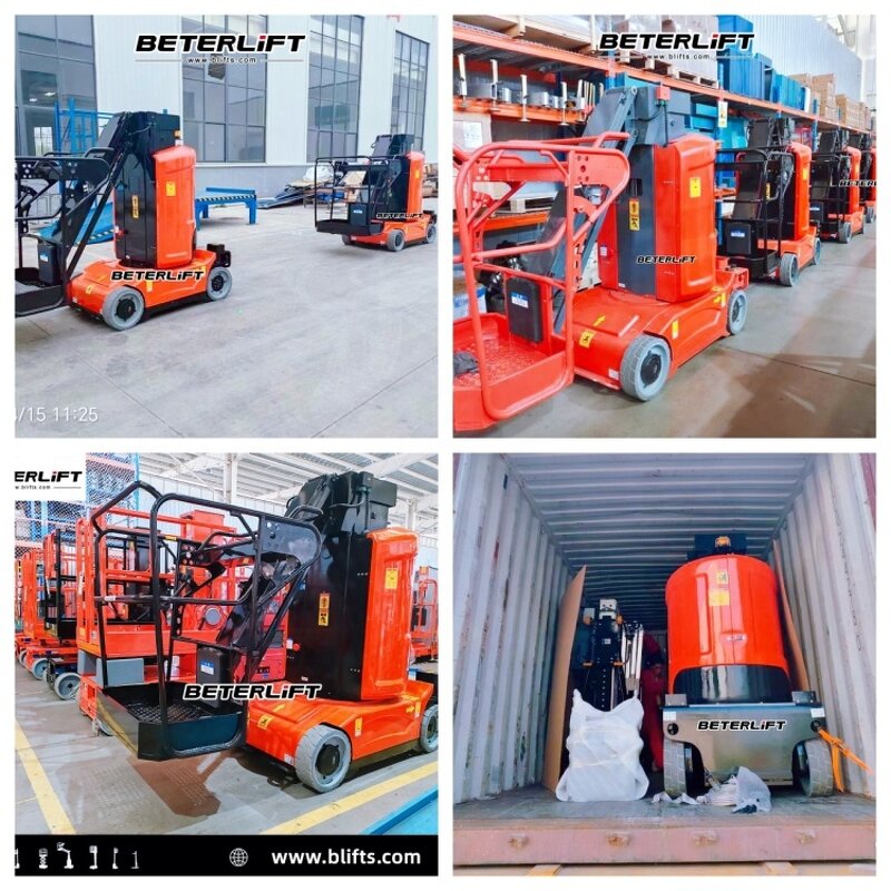 Aluminum Boom Lift Manufacturer - OEM/ODM Small 9.2-11.2m 345 Rotation Single Mast