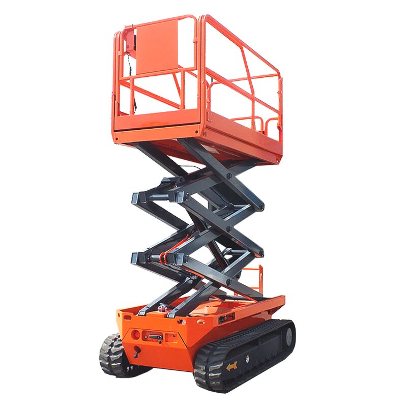 Crawler Scissor Lift Manufacturer - OEM/ODM 4.5m-14m 300kg Self Automatic Propelled