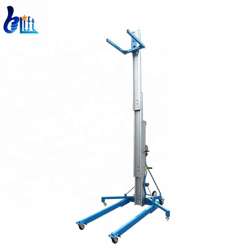 Aluminum Mast Lift Manufacturer - OEM/ODM Warehouse Indoor Outdoor 3.5m-8m Manual
