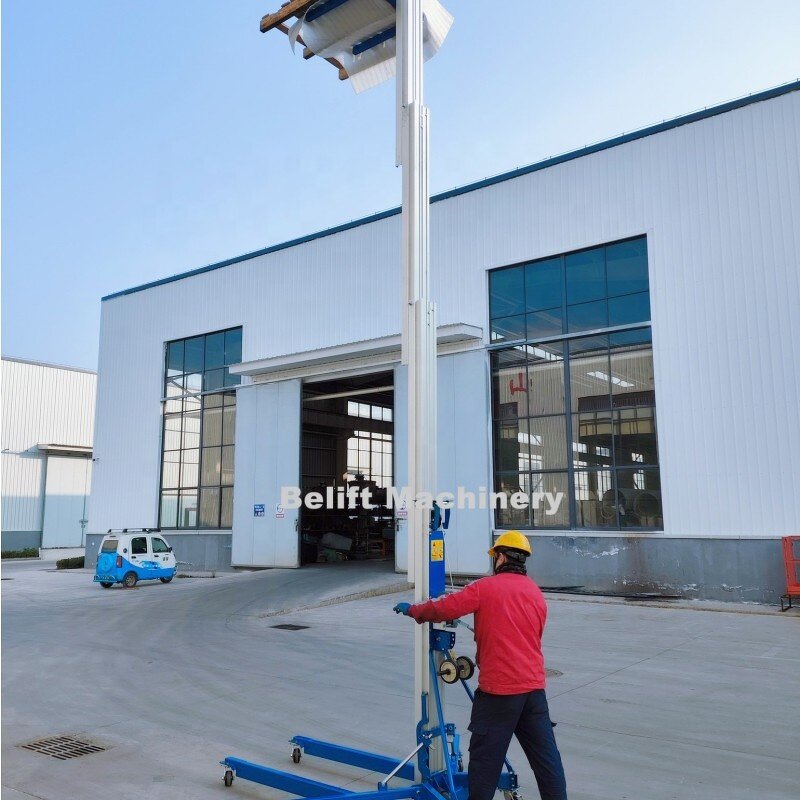 Vertical Mast Material Lift Manufacturer - OEM/ODM 6.5m 300kg for Construction Warehouse