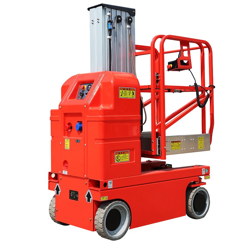 Aerial Work Platform Manufacturer - OEM/ODM Self Propelled Single Mast Aluminum Lifter