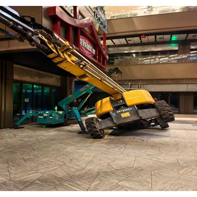 Spider Crane Manufacturer - OEM/ODM Manned Basket Fly Jib Glass Vacuum CE EPA