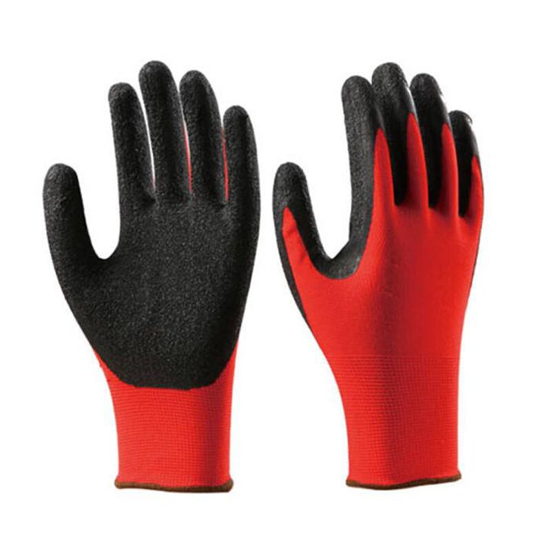 Latex Coated Safety Gloves Factory - 13G Wrinkled Coated Hand Protective