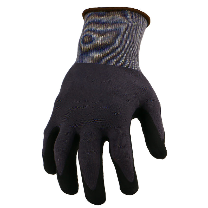 Cut Resistant Gloves Manufacturer - 15 Gauge Nylon Sandy Nitrile Coating Level 3