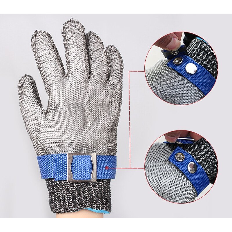 Stainless Steel Glove Manufacturer - ANSI Level 9 Metal Mesh Butcher Cut Resistant