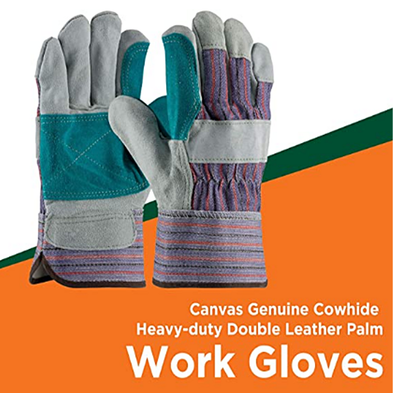 Construction Welding Gloves Supplier - Factory 10.5 Inch Kids Leather Palm