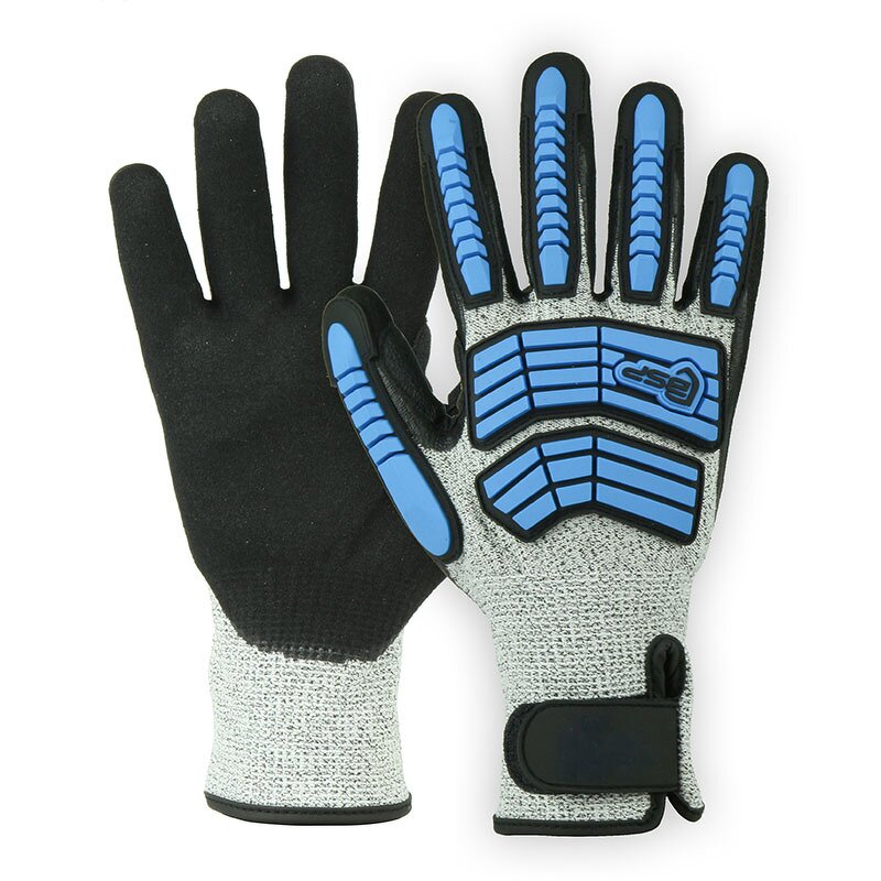 TPR Cut Resistant Gloves Factory - ANSI HPPE Level 5 Nitrile Coated