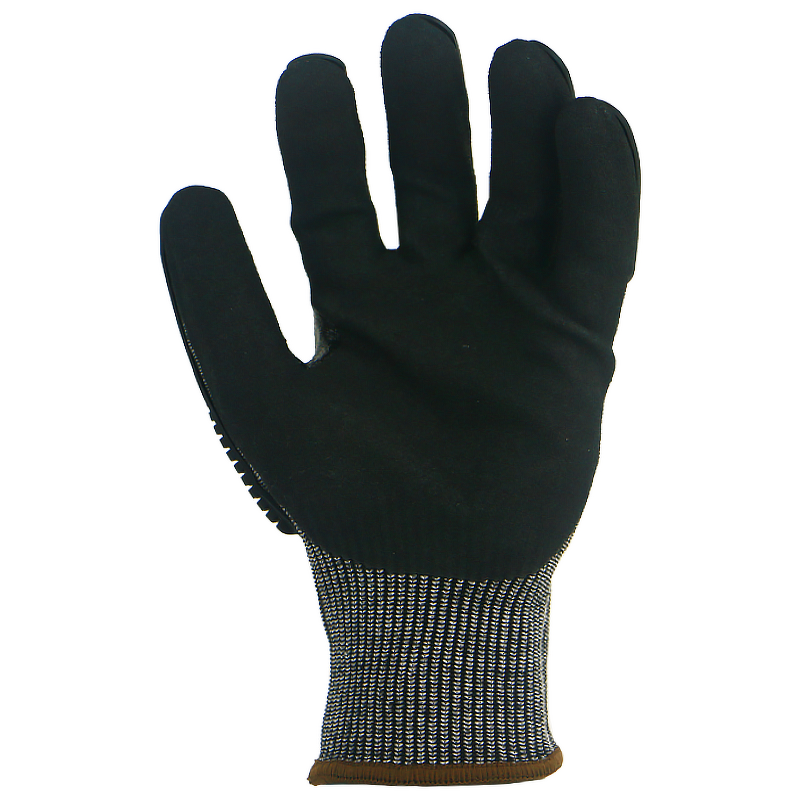 Cut Resistant Safety Gloves Supplier - TPR Impact Sandy Nitrile Palm Coated