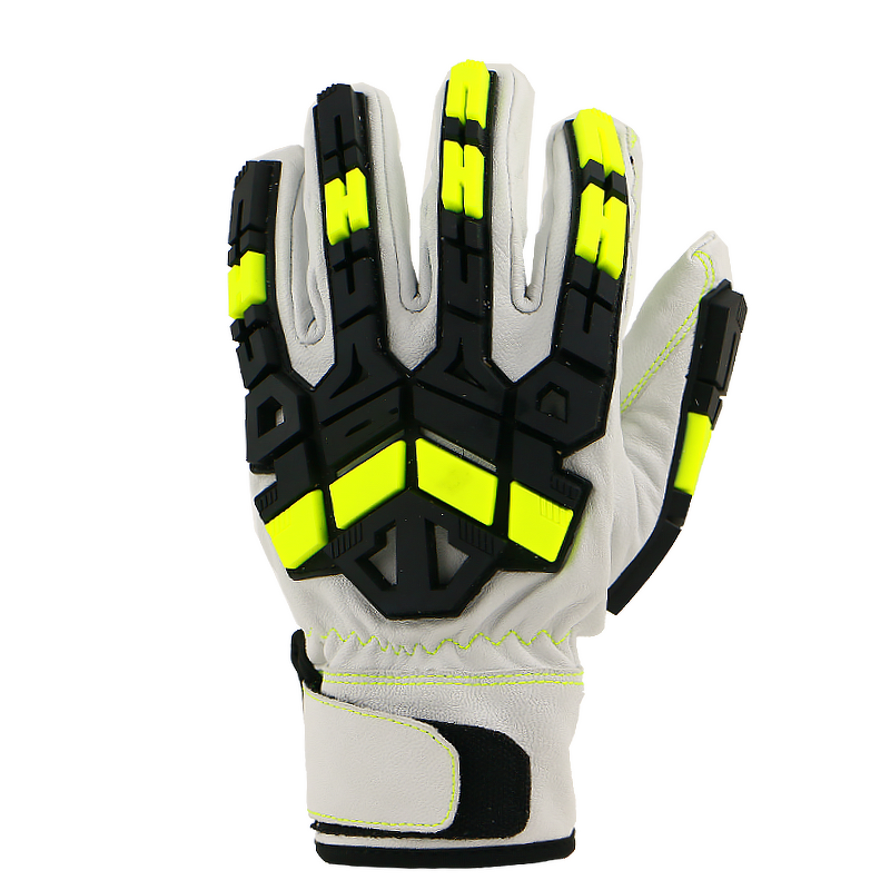 Mechanical Glove Supplier - Manufacturer Leather Palm Water Proof Tpr Impact