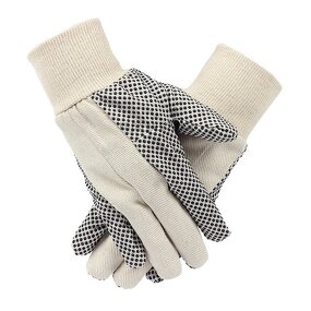 Construction Work Gloves Supplier - Drill Dot PVC Dotted Cotton Knitted