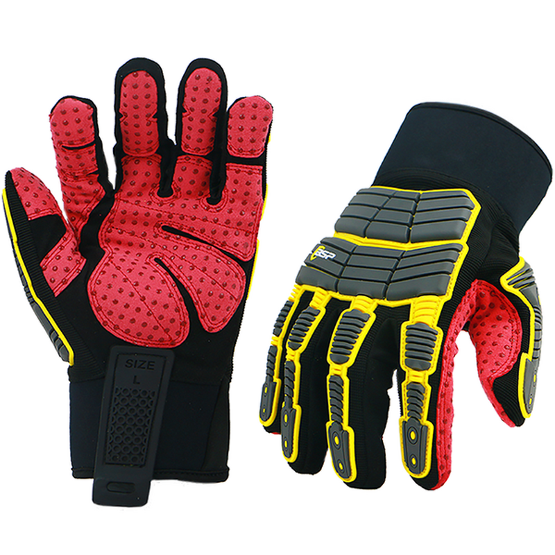 Winter Work Impact Gloves Supplier - Cheap Breathable Construction Cotton Mens