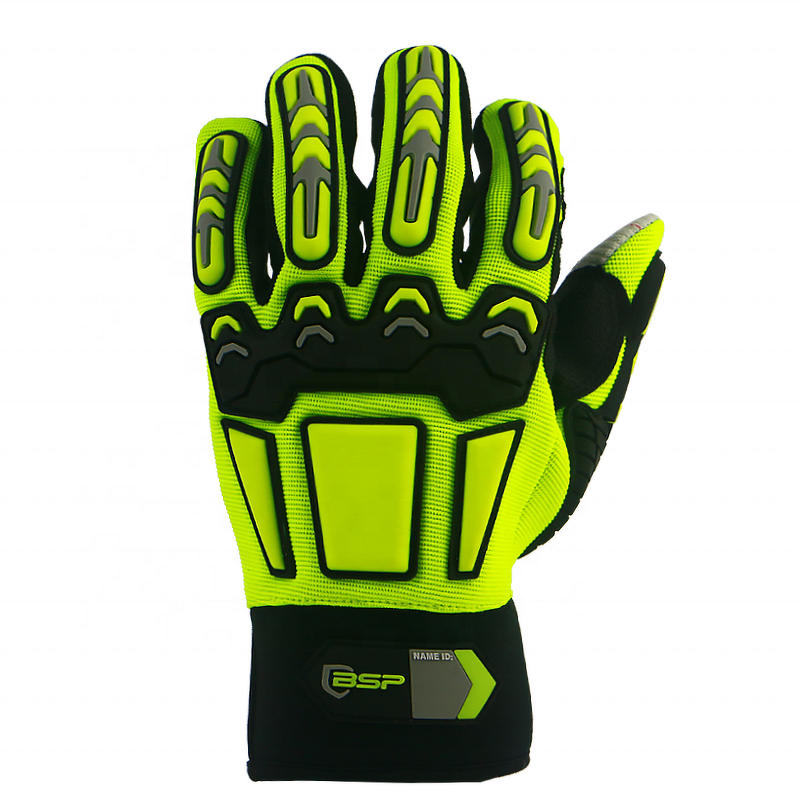 Impact-resistant Work Gloves Supplier - BSP Wholesale Construction Heavy Duty Cotton