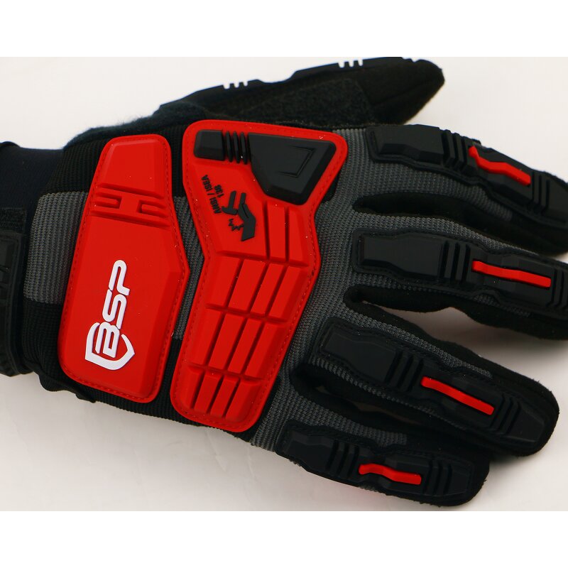 Custom Mechanic Gloves Manufacturer - BSP Touch Screen Synthetic Leather Tpr Impact