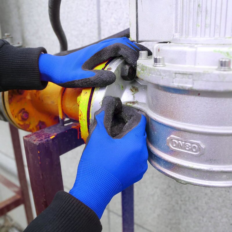 Anti-slip Work Gloves Manufacturer - Wrinkle Latex Coated Construction Moving